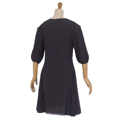 Prada Dress Half Sleeve Silk Top Women's Ita