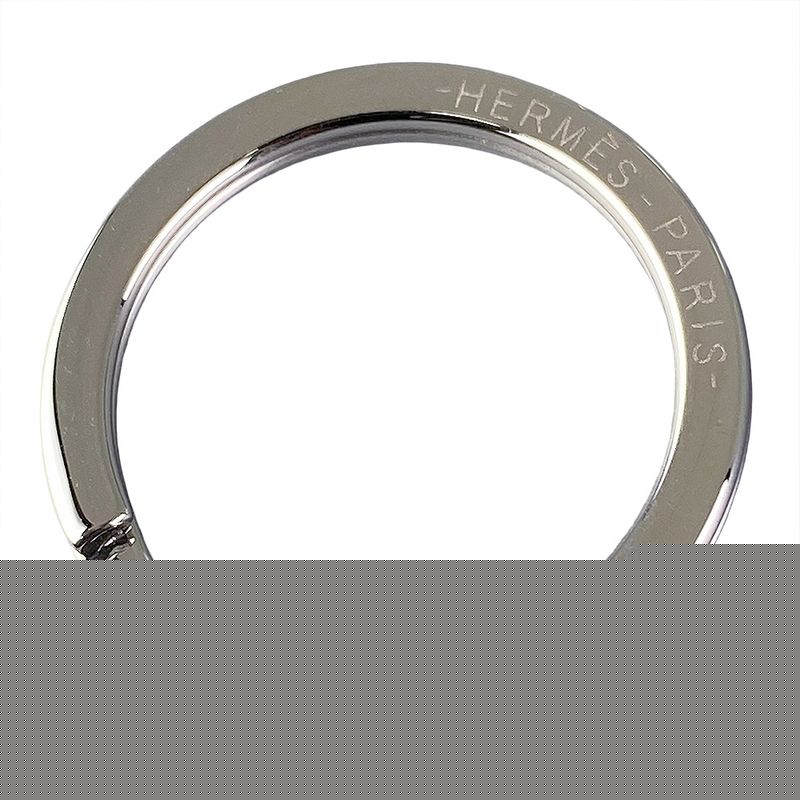 Hermes Faille A Cheval Key Ring
