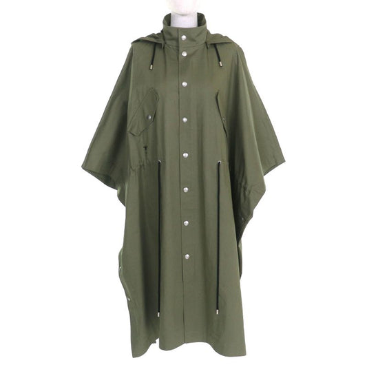 Christian DIOR 857m82a3726 100% Cotton Bee Embroidery Hooded Zip Up Military