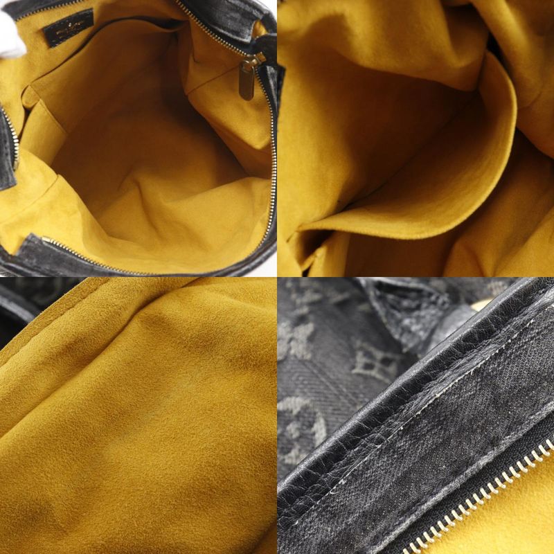 Louis Vuitton Neocavi MM 2WAY Shoulder M95351 Monogram Denim Black Sd3007