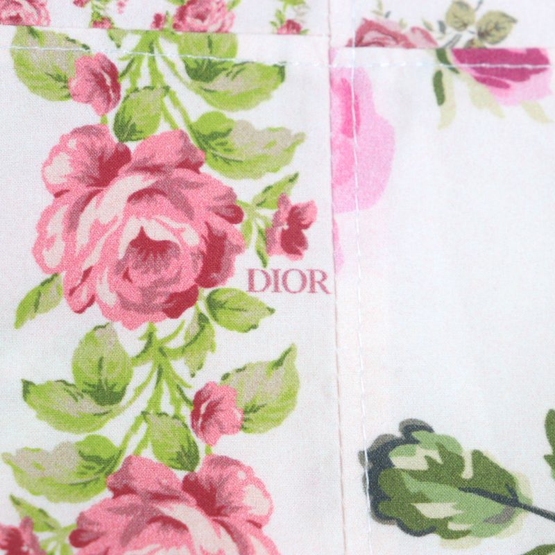  DIOR Homme 293c517a5679 100% Cotton Floral Print Short Sleeve Pink 38 Made In