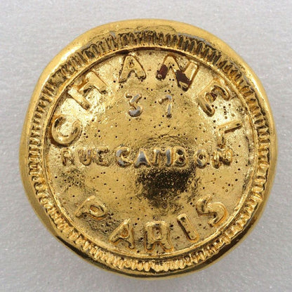 Chanel 31 RUE Cambon Vintage Gold Plated Gold Ladies 23g Earrings