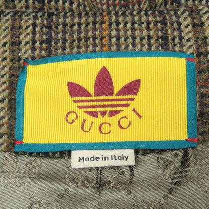 Gucci X Adidas Gucci X Adidas 710398 Three Stripes Trefoil Checkered Pattern