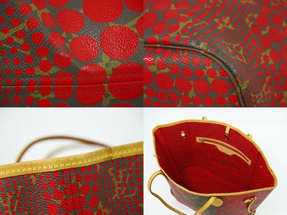 Authentic Louis Vuitton LV Neverfull MM Monogram Wave Yayoi Kusama Tote Bag