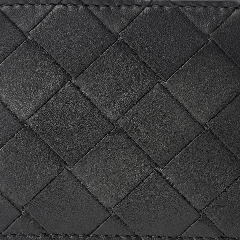 Bottega Veneta Coin Case Zipper Case Nero