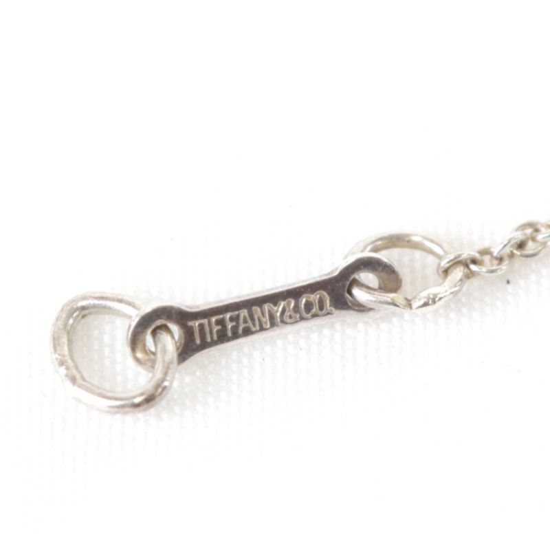 925 Silver Tiffany & Co Elsa Peretti Beans Necklace 28g