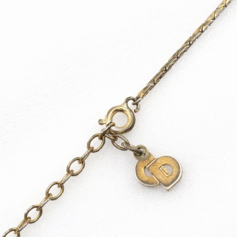 [dior] Christian Dior Heart Vintage Gold Plated And Rhinestone Ladies 6.7g