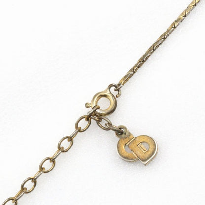 [dior] Christian Dior Heart Vintage Gold Plated And Rhinestone Ladies 6.7g