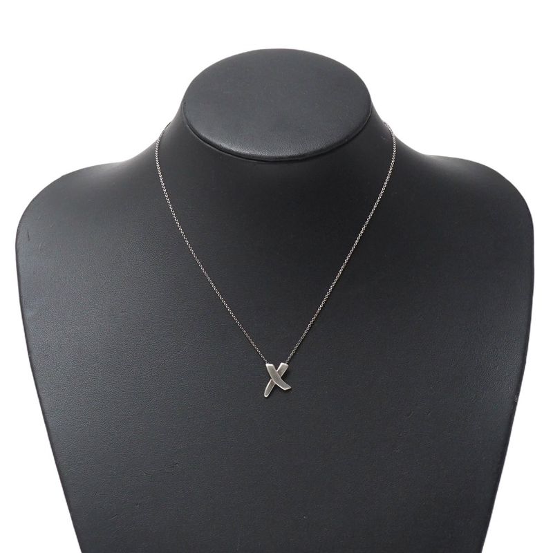 Tiffany & Co Tiffany & Co X Pendant Paloma Picasso Necklace Cross Kiss Necklace