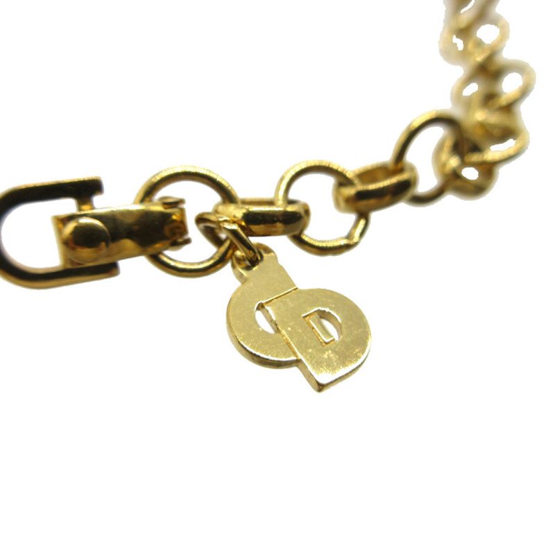 Christian Dior Vintage Choker Rope Necklace Metal Gold 1941 Christian Dior