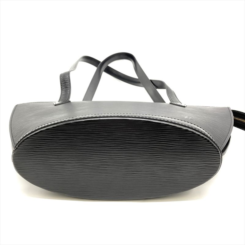 Louis Vuitton Saint Jacques Noir Black Tote Bag Epi M52262 Black Gold Hardware