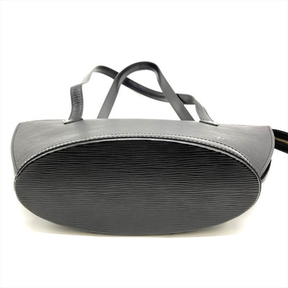 Louis Vuitton Saint Jacques Noir Black Tote Bag Epi M52262 Black Gold Hardware