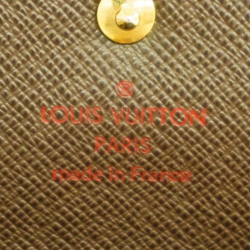 Louis Vuitton Key Case Damier Multicles 6 N62630 Ebène Men Women Unisex