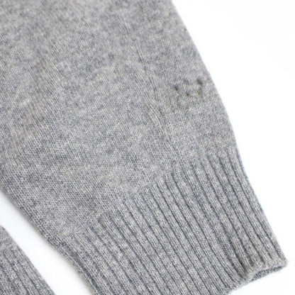 Prada Wool X Cashmere Logo Embroidered Knit Easy Pants 22235 R212 1z80 Gray 40