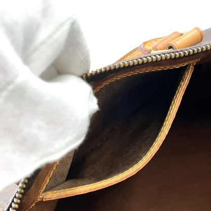 Louis Vuitton Speedy 30 Monogram Leather X PVC Brown Handbag Gold N41370