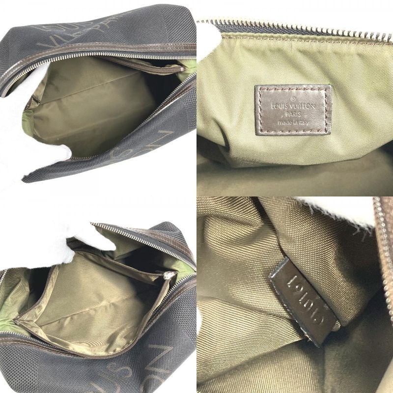 Louis Vuitton Trousse Albatross Second Bag M93091 Damier Geant Canvas Black