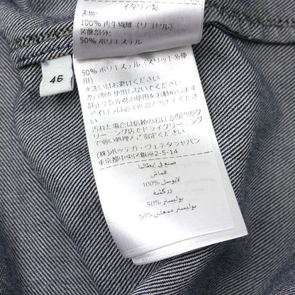 Bottega Veneta Short Sleeve Shirt 659272 Size 46 Lyocell Blue