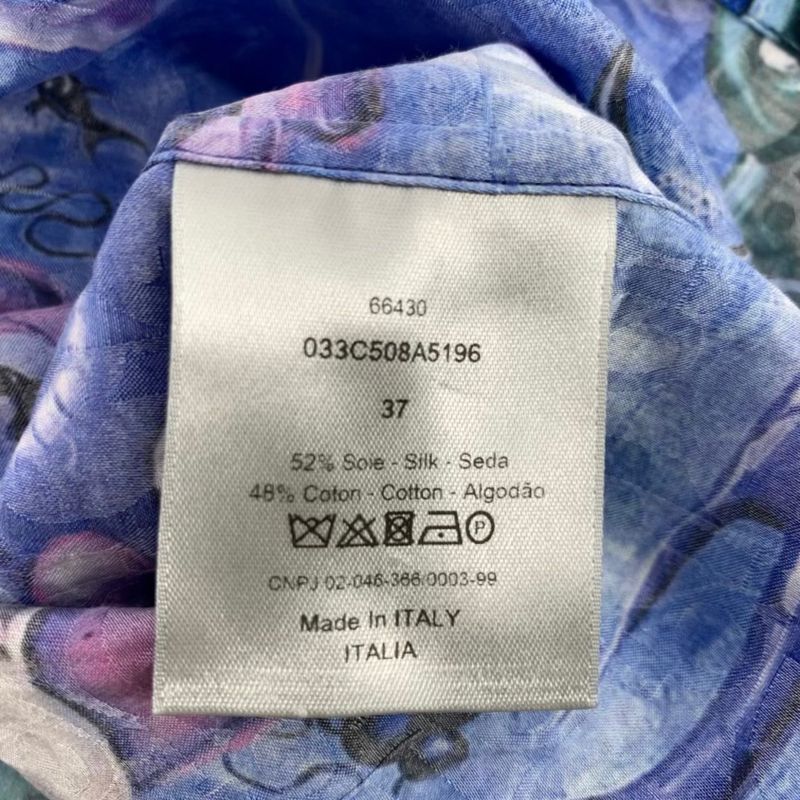 DIOR X Kenny Scharf All Obliked Short Sleeve Shirt Kim Jones Obliked Aloha