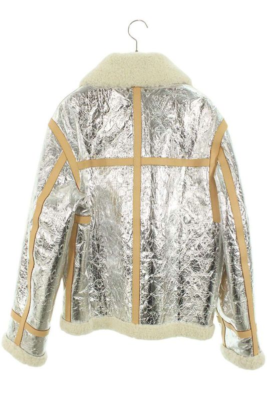 Louis Vuitton Rm212 F17 Hll81e Monogram Mirror Shearling Leather Blouson Men 48