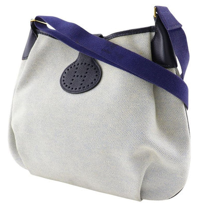Hermes Rodeo Toile Ash Gray/navy Blue □C Ladies Shoulder Bag