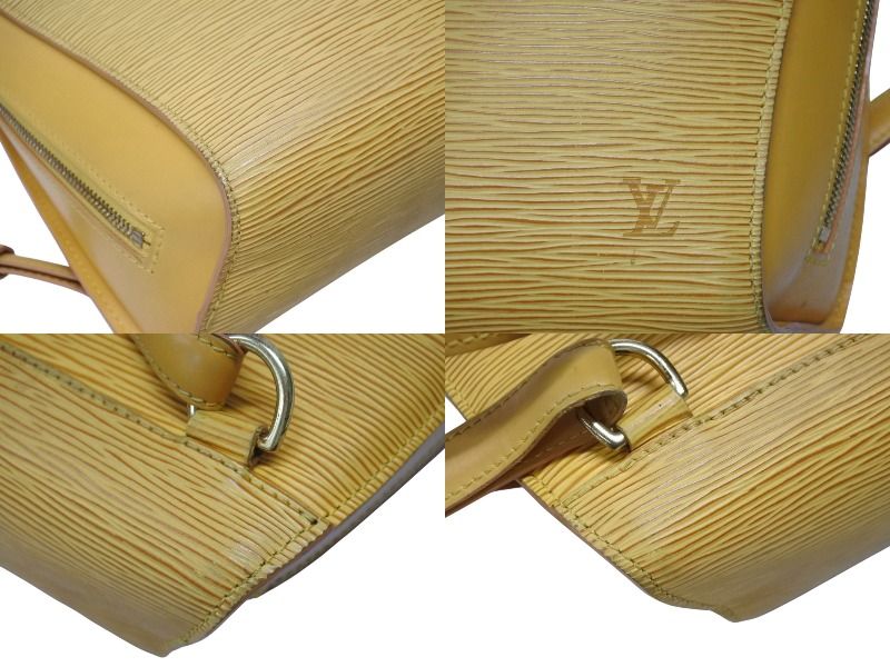 Louis Vuitton Epi Mabillon Backpack Tassili Yellow — view 7