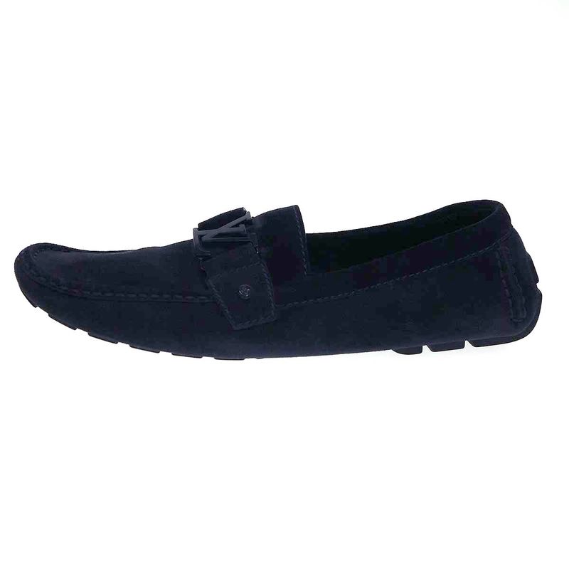 Louis Vuitton Suede Driving Shoes Navy 10