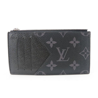 Louis Vuitton Coin Case Coin Card Holder M30271 Taiga Monogram Eclipse Ardoise