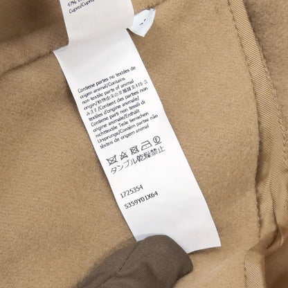 Loewe Wrap Coat Cashmere Wool Beige Camel S359y01x64 Women's Belt 34