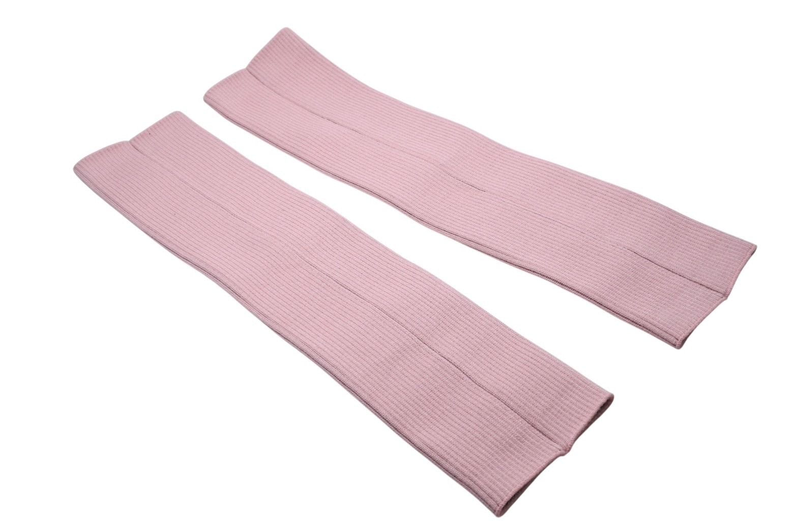 Chanel Leg Warmer Leg Warmers CC Logo Pink Collection — view 3