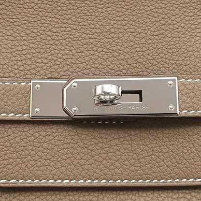 Hermes Handbag Birkin 40 Togo Etoupe Silver Hardware Glazed U Engraved (2022)