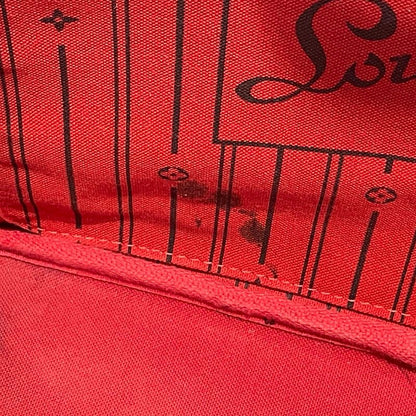 Louis Vuitton Damier Neverfull MM N51105 Leather Handbag Tote Bag Shoulder Bag