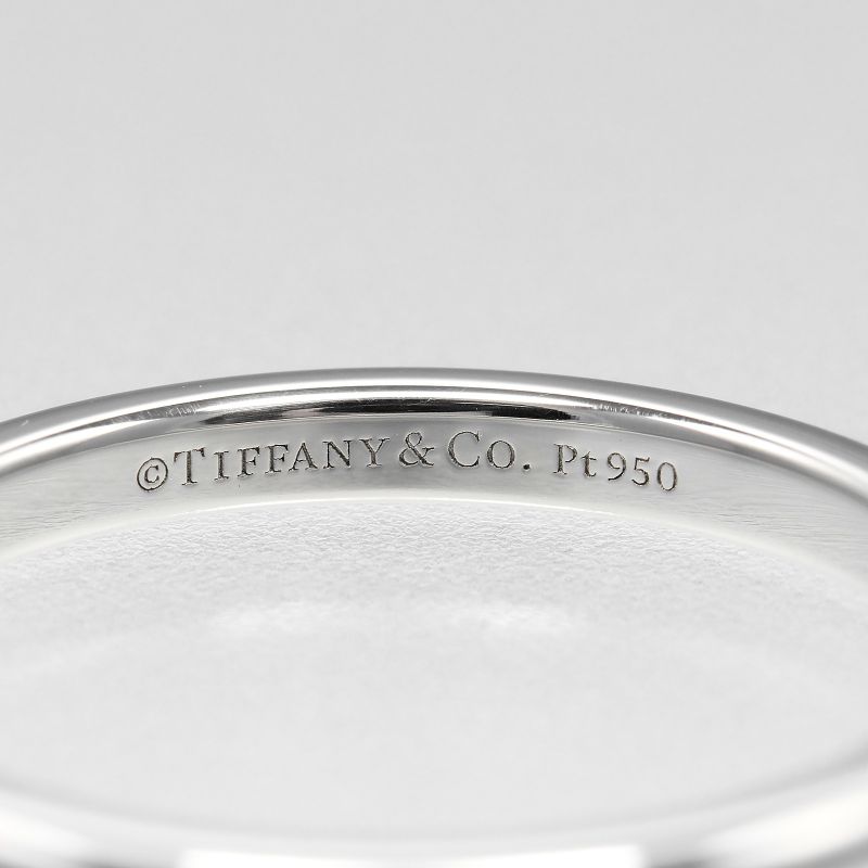 Tiffany & Co Forever Wedding Classic Band 2mm (0.08in) Model Pt950platinum X 3P