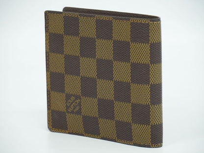 Authentic Louis Vuitton LV Portobier Carte Cles Di Monet Damier Ebène Fold