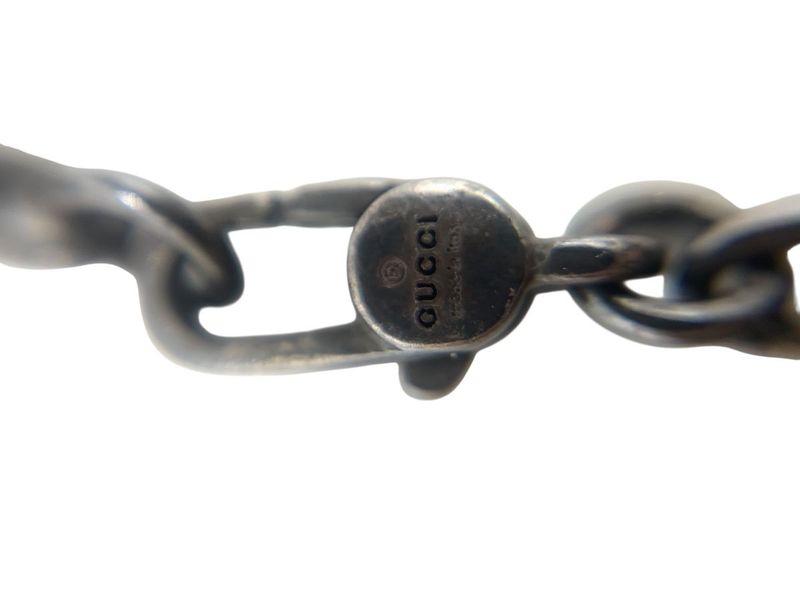 2979 Gucci Necklace Horsebit Sv925 G Motif G Logo Preowned Gucci