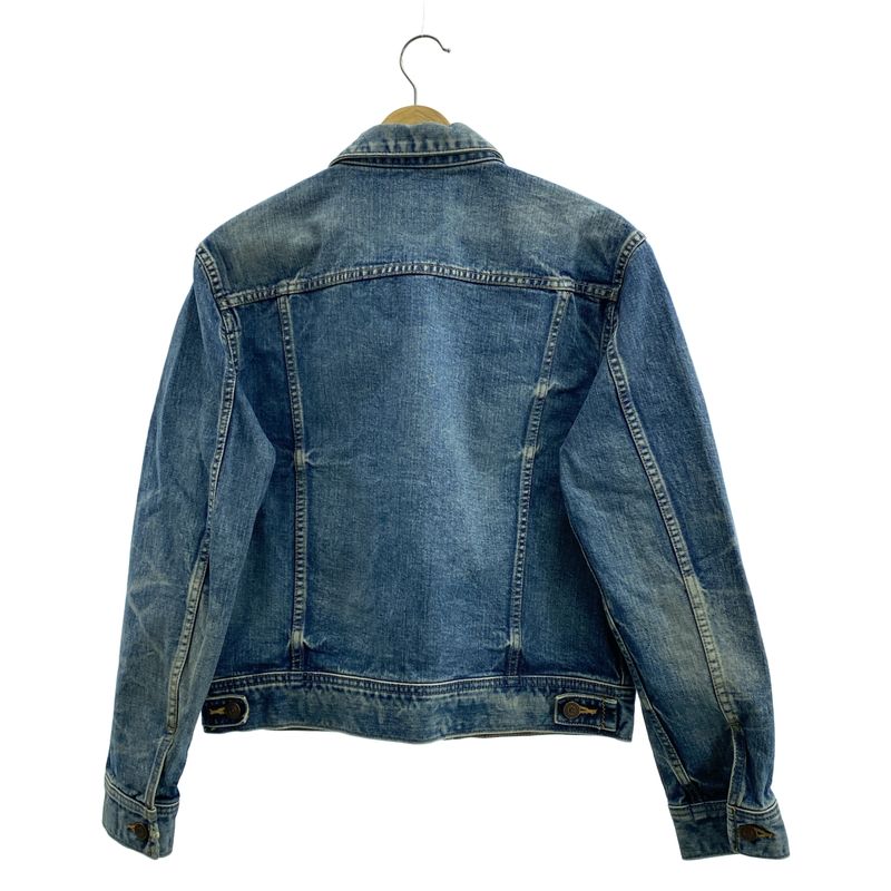 Celine - Trucker Jacket In Denim Damaged Denim Trucker Jacket - M - Indigo -