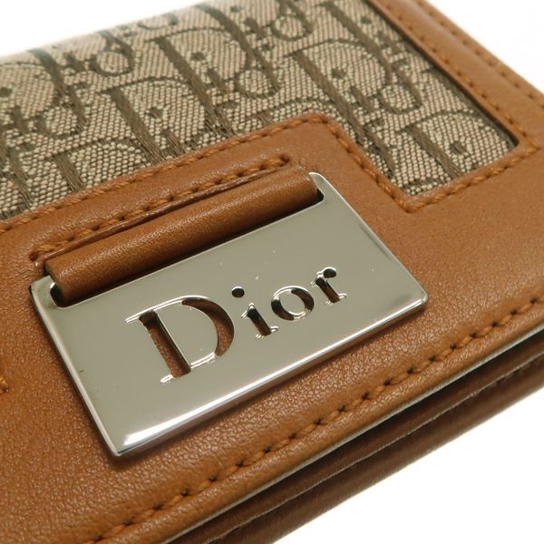 Christian Dior Street Chic Card Case Business Card Holder 0056 Trotter Canvas
