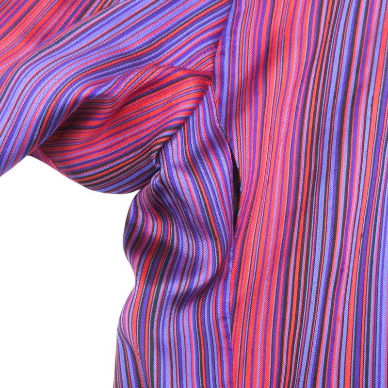 Yves Saint Laurent Collarless Jacket Blouson Quarter Sleeve