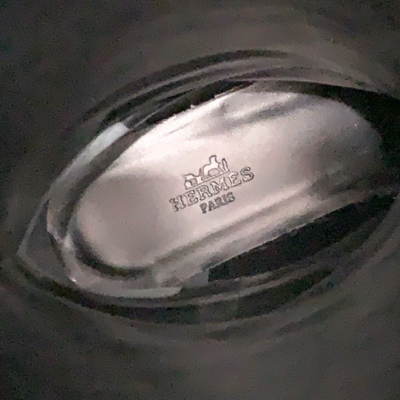 Hermes Final Boots Long Boots Shoes Suede Leather Khaki Black