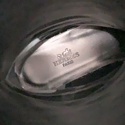 Hermes Final Boots Long Boots Shoes Suede Leather Khaki Black