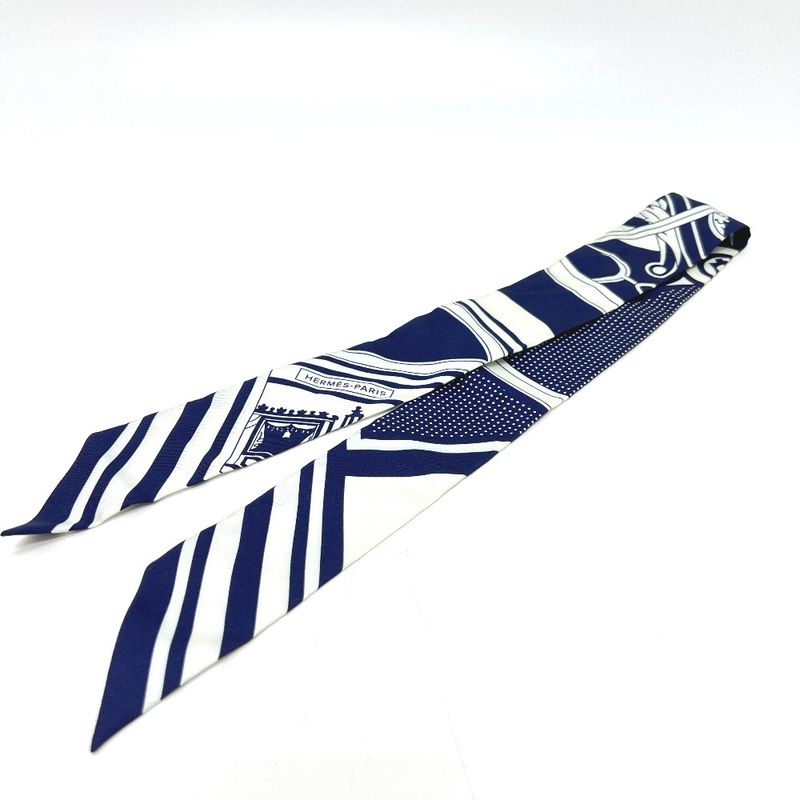 Hermes Scarf Washington's Carriage George Washington's Carriage Silk Navy