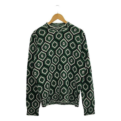 Prada - 2022aw - Wool Cashmere Textile Knit - 48 - Multicolor - Men's