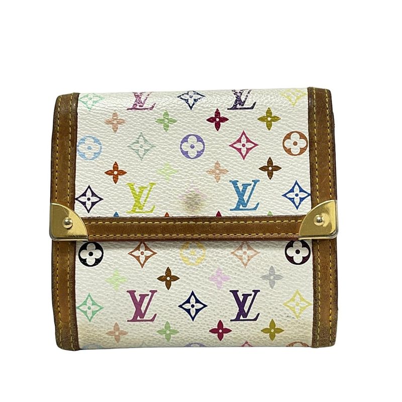 Louis Vuitton W Hook Wallet Monogram Multicolor Porte Monnivier Carte Cles Di