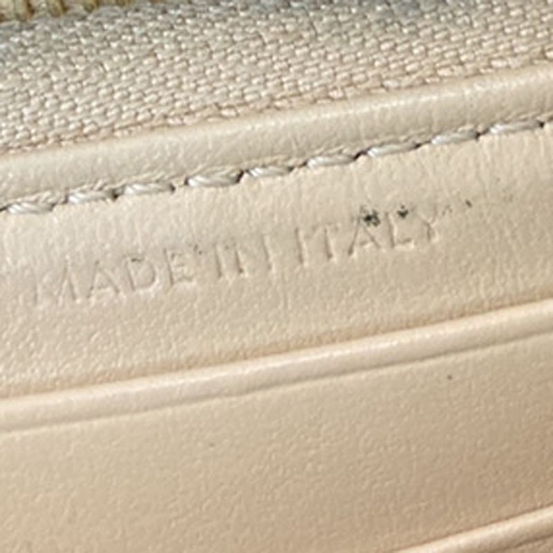 Celine Coin Case Coin Purse Compact Zip Beige 02ka960