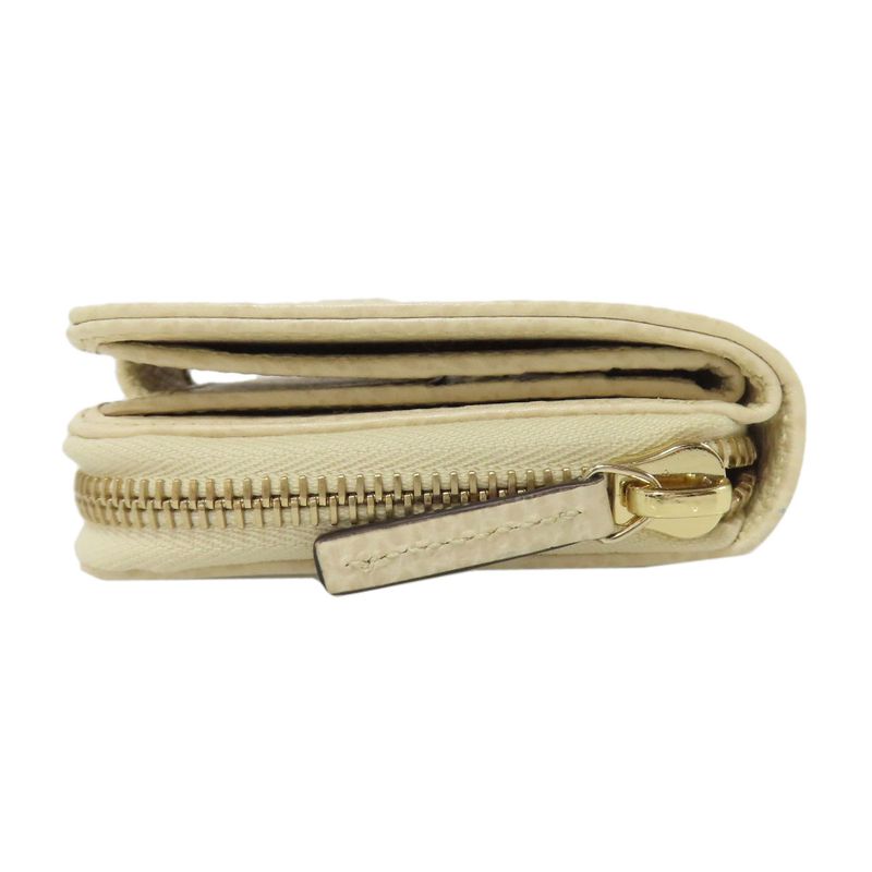 Gucci 346056 Outlet GG Bifold Wallet With Coin Purse Canvas Calf Women