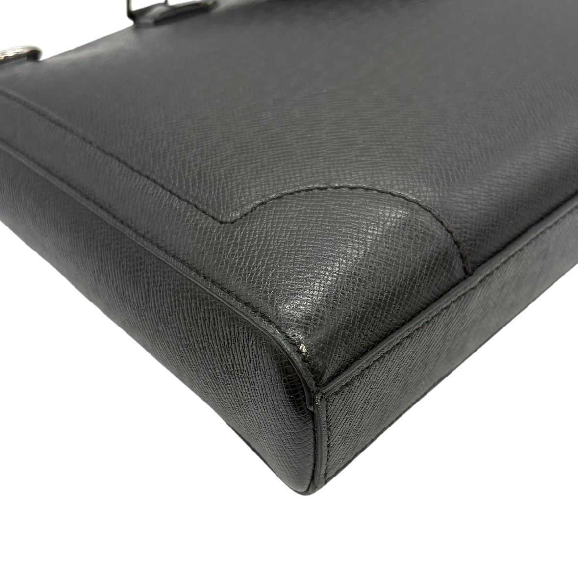 Louis Vuitton Slim Briefcase Taiga M30810 LV Handbag Shoulder Business Bag