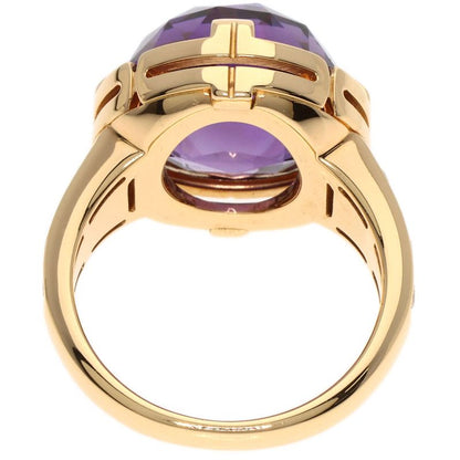 Bvlgari Bulgari Parentesi Cocktail Amethyst Diamond Ring And Ring 18K Pink Gold