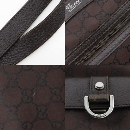 Gucci Abbey Line Outlet GG 268639 Nylon Canvas Brown Ladies Tote Bag
