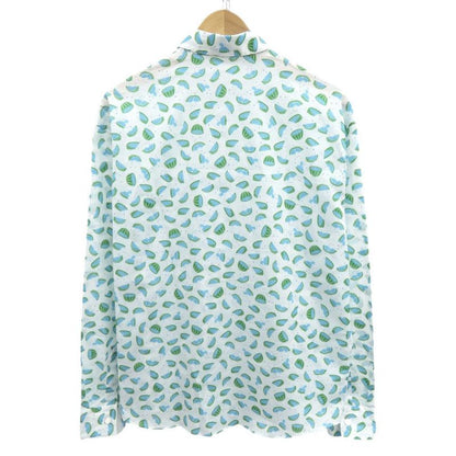 Hermes Watermelon Pattern Size 37 Cotton Multicolor Long Sleeve Shirt 1672
