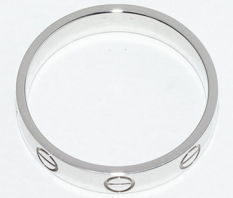 Cartier Ring Pt950 Love Ring Small Model Mini Love Ring B40853