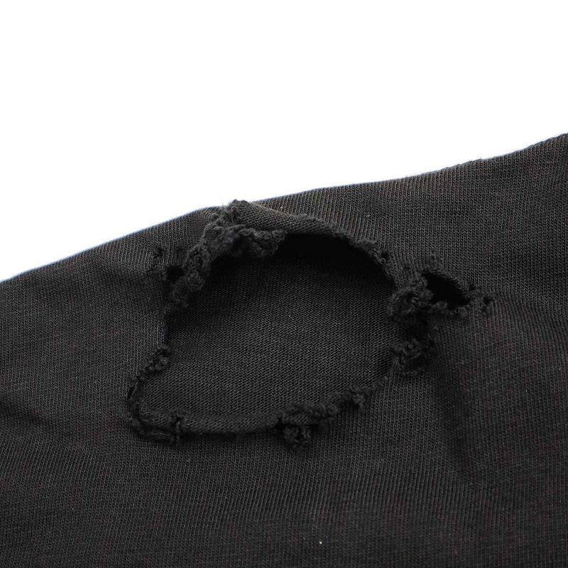 Balenciaga 24ss Logo Print Damaged Oversize D T-Shirt 764235 Tqvj8 Black XL